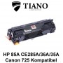  HP 85A CE285A/CB435A/CB436A / CANON CRG-725  sort printerpatron(kompatibel)