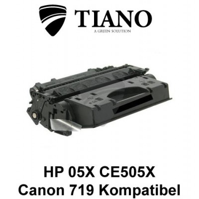 HP 05X CE505X / CANON 719H sort printerpatron  (kompatibel)