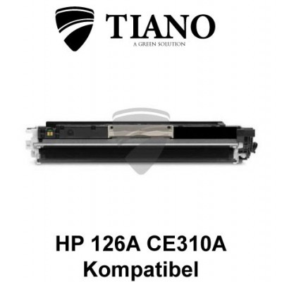 HP 126A CE310A / CF350A / Canon 729BK sort printerpatron  (kompatibel)