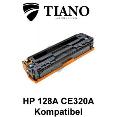 HP 128A CE320A sort printerpatron  (kompatibel)