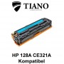 HP 128A CE321A cyan printerpatron  (kompatibel)