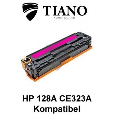 HP 128A CE323A magenta printerpatron  (kompatibel)