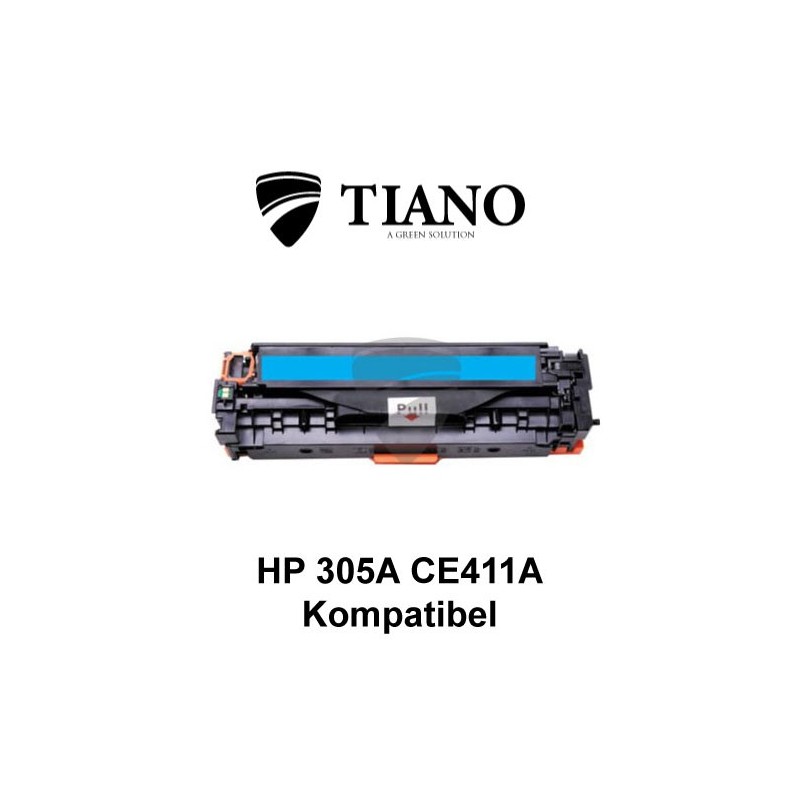 HP 305A CE411A cyan printerpatron (kompatibel) HP 305A CE411A cyan printerpatron (kompatibel)