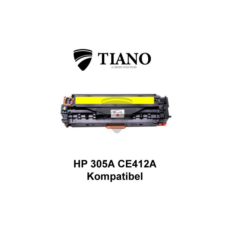 HP 305A CE412A gul printerpatron (kompatibel) HP 305A CE412A gul printerpatron (kompatibel)