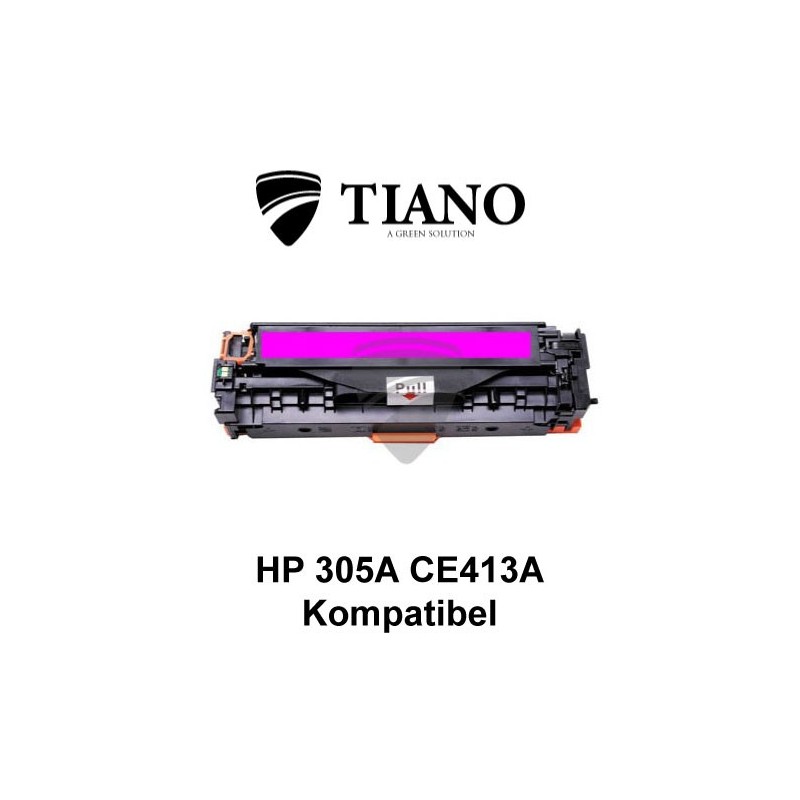HP 305A CE413A magenta printerpatron (kompatibel) HP 305A CE413A magenta printerpatron (kompatibel)