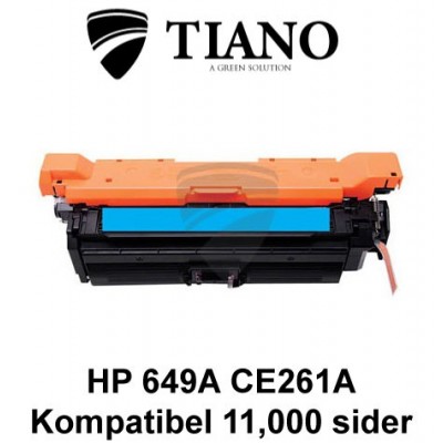 HP 649A CE261A cyan printerpatron  (kompatibel)