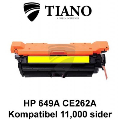 HP 649A CE262A gul printerpatron  (kompatibel)