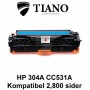 HP 304A CC531A /Canon 718 C cyan printerpatron  (kompatibel)