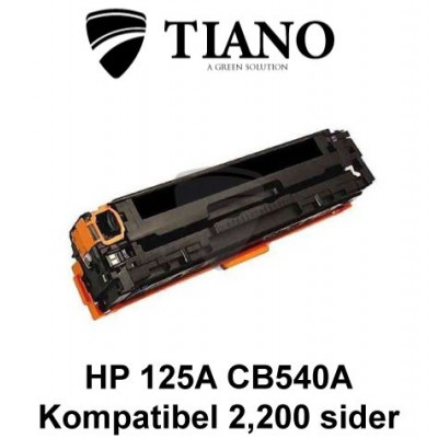 HP 125A CB540A /Canon 716BK sort printerpatron  (kompatibel)