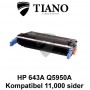 HP 643A Q5950A sort printerpatron  (kompatibel)