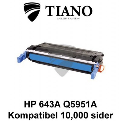 HP 643A Q5951A cyan printerpatron  (kompatibel)