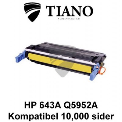 HP 643A Q5952A gul printerpatron  (kompatibel)