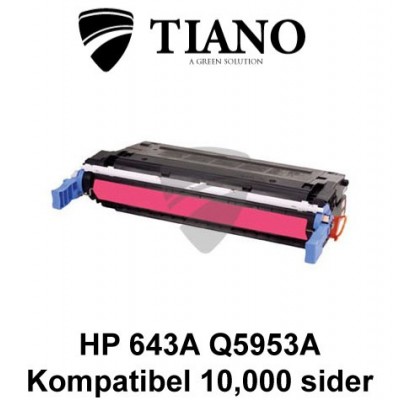 HP 643A Q5953A magenta printerpatron  (kompatibel)