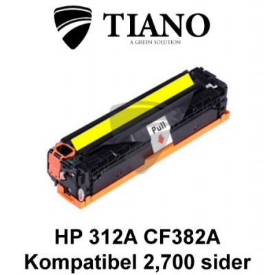 HP 312A CF382A gul printerpatron  (kompatibel)