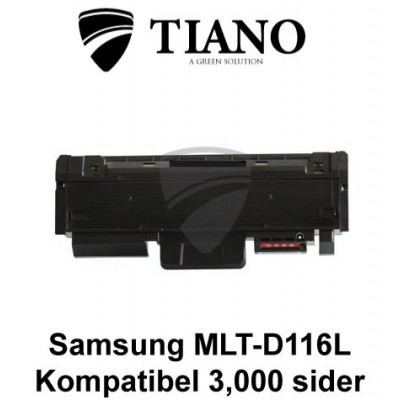Samsung MLT-D116L  sort printerpatron  (kompatibel)