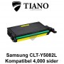 Samsung CLT-Y5082L gul printerpatron  (kompatibel)
