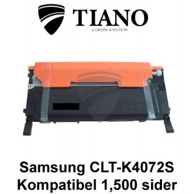 Samsung CLT-K4072S sort printerpatron  (kompatibel)