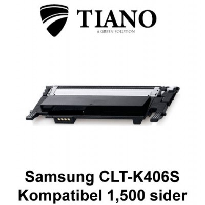 Samsung CLT-K406S sort printerpatron  (kompatibel)