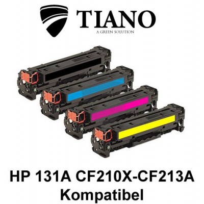 HP 131A CF210X - CF213A Multipakke BK+C+M+Y 4 stk (KOMPATIBEL)