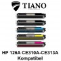 HP 126A CE310A - CE313A / CF350A-CF353A Mega pakke 2xBK+C+M+Y 5 stk (KOMPATIBEL)