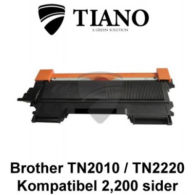 Brother TN2010 / TN2220 sort printerpatron  (kompatibel)
