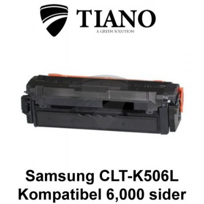 Samsung CLT-K506L sort printerpatron  (kompatibel)