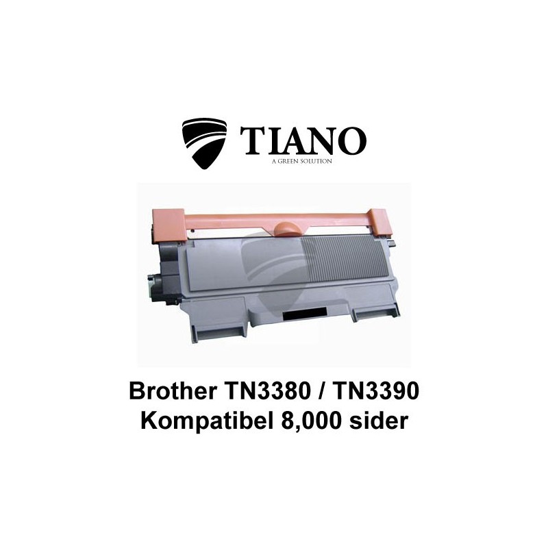 Brother TN3380/ TN3390 sort printerpatron (kompatibel) Brother TN3380/ TN3390 sort printerpatron (kompatibel)
