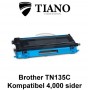 Brother TN135C cyan printerpatron (kompatibel)