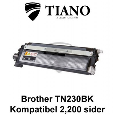 Brother TN230BK sort printerpatron (kompatibel)