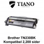 Brother TN230BK sort printerpatron (kompatibel)