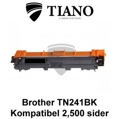 Brother TN241BK sort printerpatron (kompatibel)