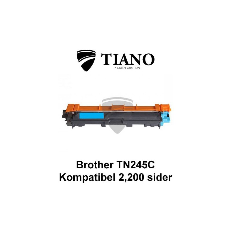 Brother TN245C cyan printerpatron (kompatibel) Brother TN245C cyan printerpatron (kompatibel)