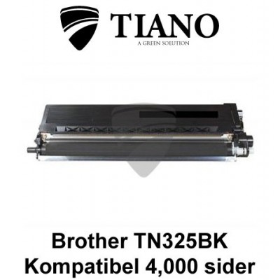 Brother TN325BK sort printerpatron (kompatibel)