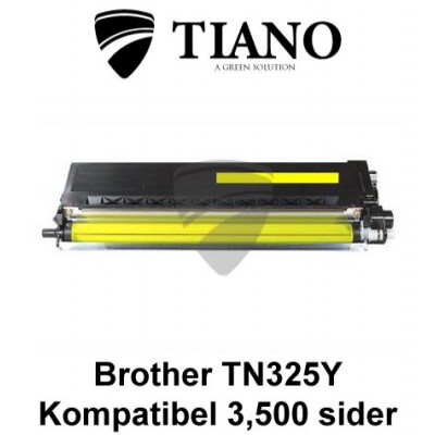 Brother TN325Y gul printerpatron (kompatibel)