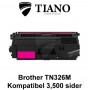 Brother TN326M magenta printerpatron (kompatibel)