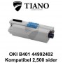 OKI B401 44992402 sort printerpatron (kompatibel)