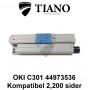 OKI C301 44973536 sort printerpatron (kompatibel)