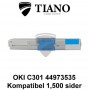 OKI C301 44973535 cyan printerpatron (kompatibel)