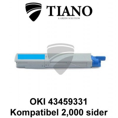 OKI 43459331 cyan printerpatron (kompatibel)