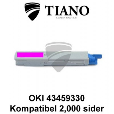 OKI 43459330 magenta printerpatron (kompatibel)