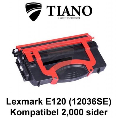 Lexmark E120 (12036SE)  sort printerpatron (kompatibel)