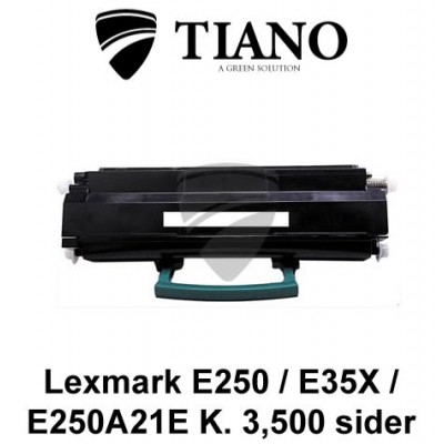 Lexmark E250 E35X (E250A21E)  sort printerpatron (kompatibel)