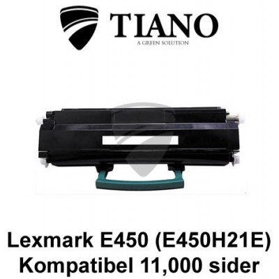 Lexmark E450 (E450H21E)  sort printerpatron (kompatibel)