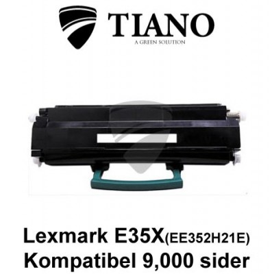 Lexmark E35X (EE352H21E)  sort printerpatron (kompatibel)