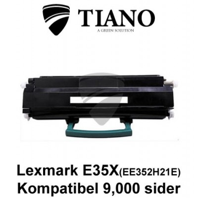 Lexmark E35X (EE352H21E)  sort printerpatron (kompatibel)