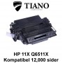 HP 11X Q6511X sort printerpatron (kompatibel)