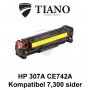 HP 307A CE742A gul printerpatron (kompatibel)