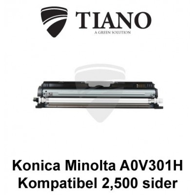 Konica Minolta A0V301H sort printerpatron (kompatibel)