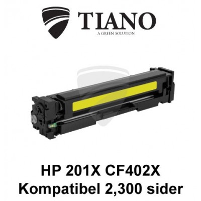 HP 201X CF402X gul printerpatron (kompatibel)
