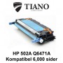 HP 502A Q6471A / 503A Q7581A cyan tonerpatron (kompatibel)